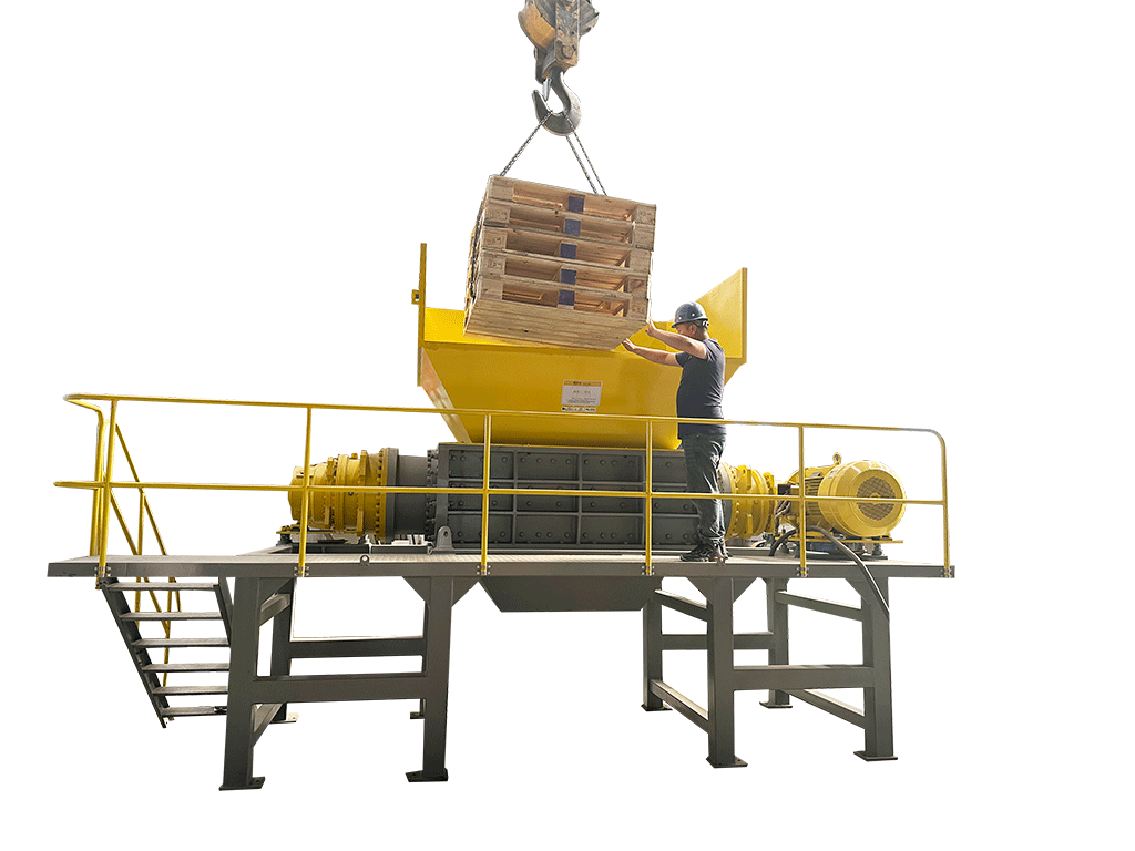 HN-1600 Double Shaft Shredder