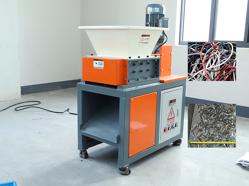 Smallest shredder for aluminium wire