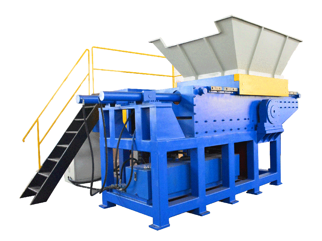 HNM series moving hopper single shaft shredder