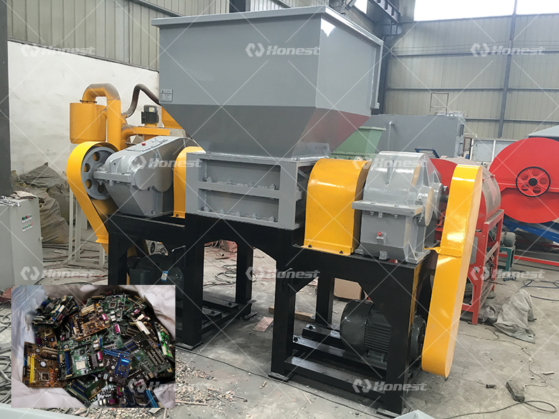 Small Shredder to Handle PCB Boards