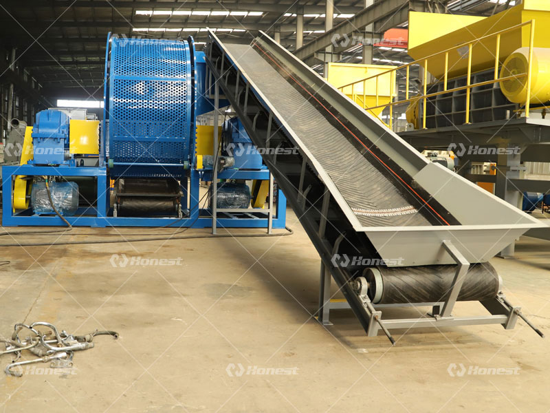 Tyre Crusher Machine