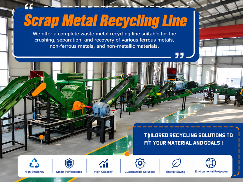 Scrap Metal Crushing and Sorting Plant