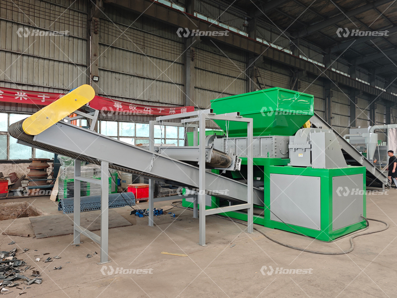 Double Shaft Shredder for Waste Recycling