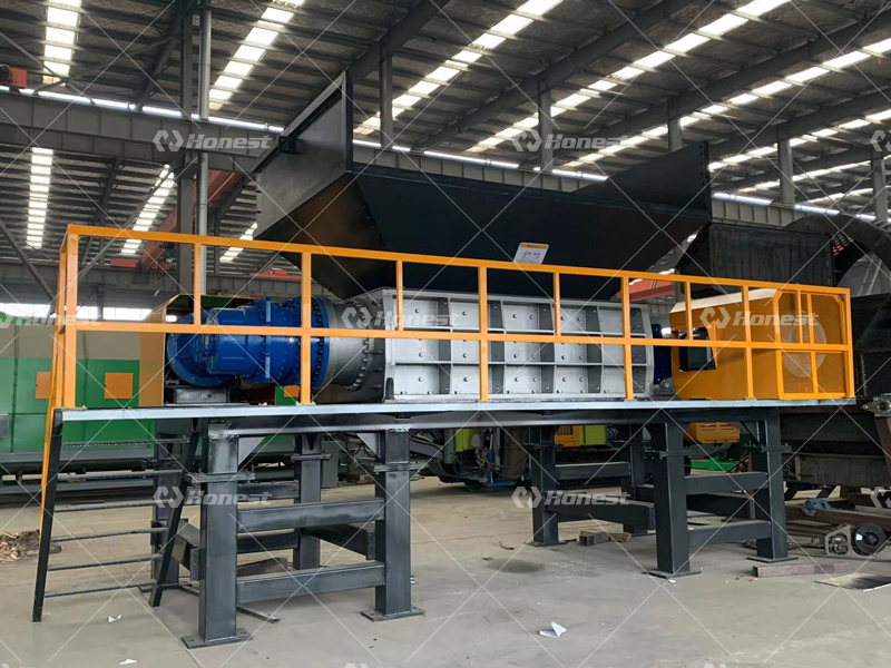 Hopper Scrap Shredder Machine