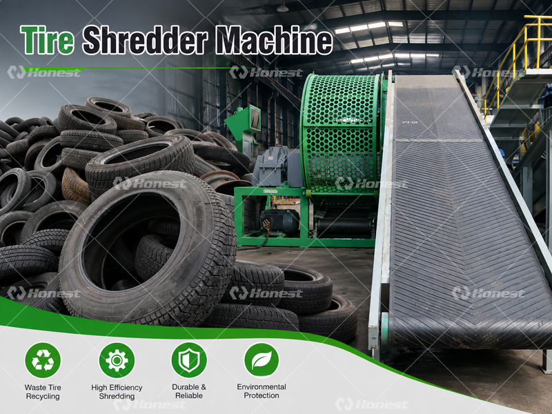 Tire Shredder Machine