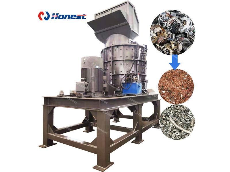 Vertical Hammer Polisher for Iron Scrap