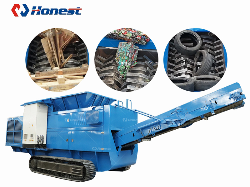 Track-mounted Self-propelled Dual-shaft Crusher